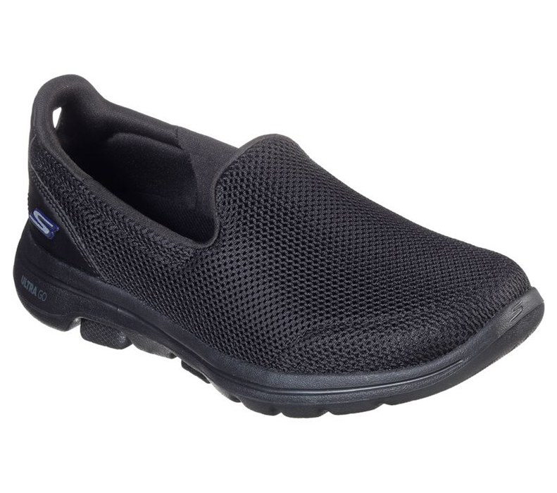 Skechers Gowalk 5 - Womens Slip On Shoes Black [AU-BK0943]